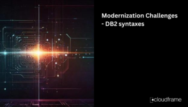 CloudFrame resources thumbnail featuring articles and insights on mainframe modernization